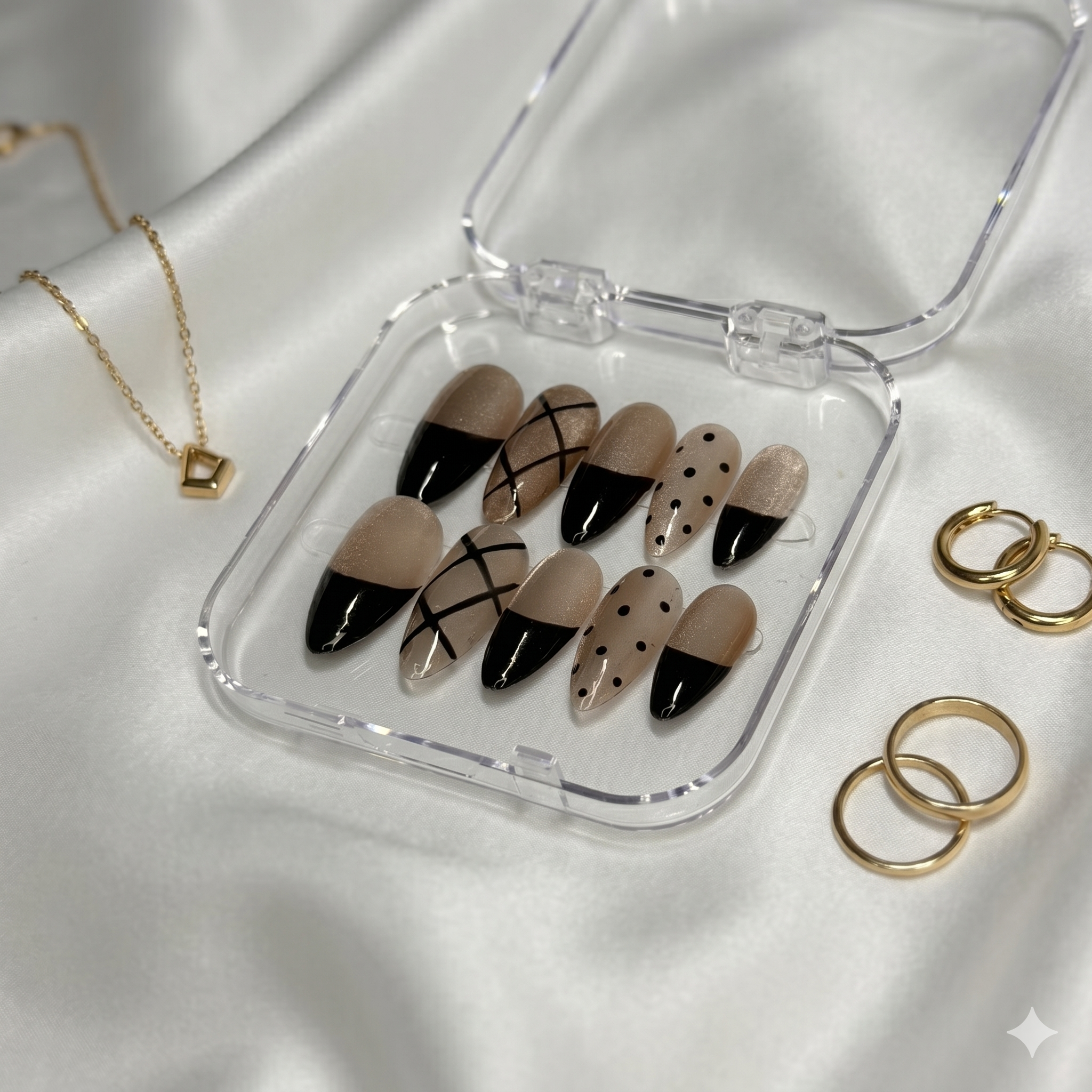 Champagne Noir Set