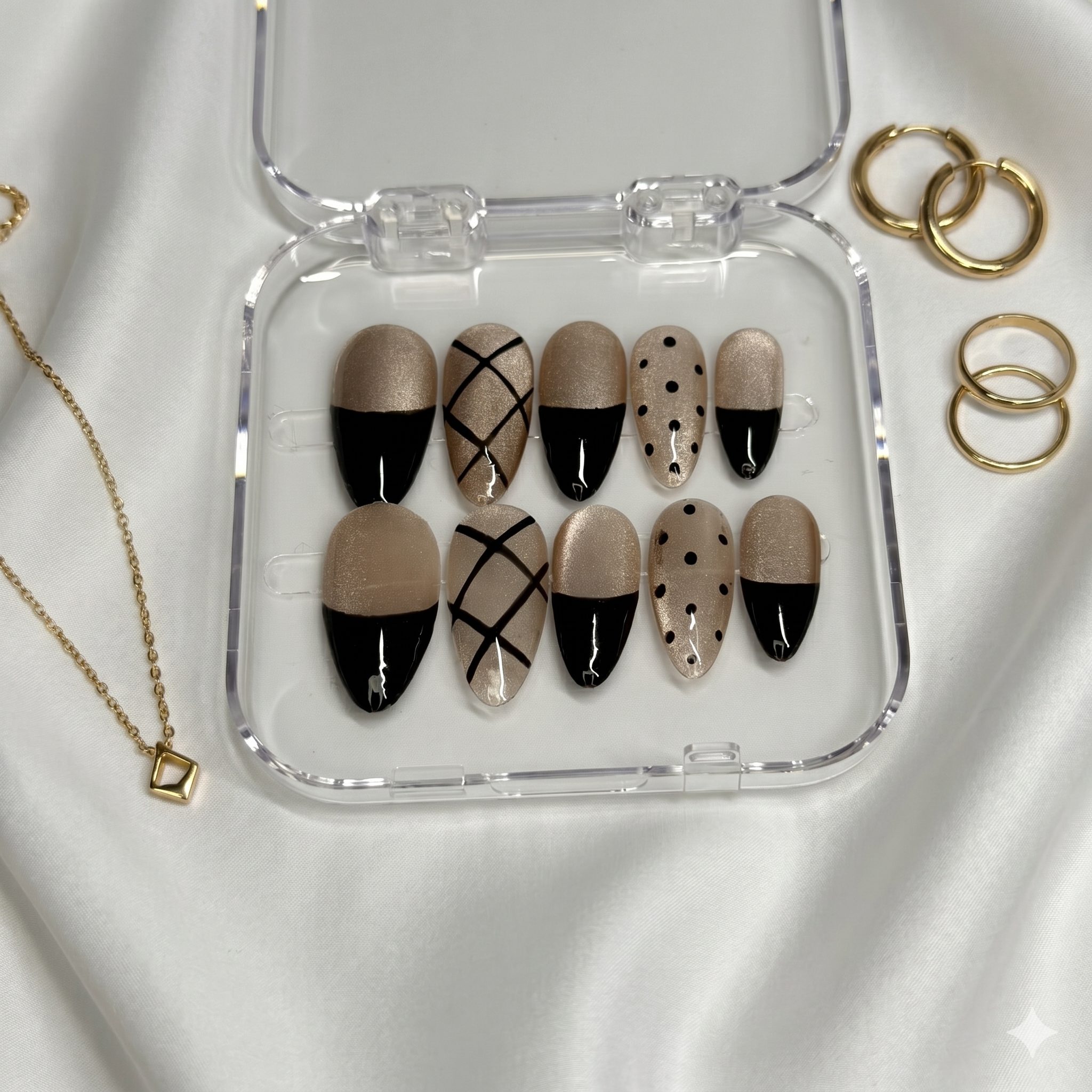 Champagne Noir Set