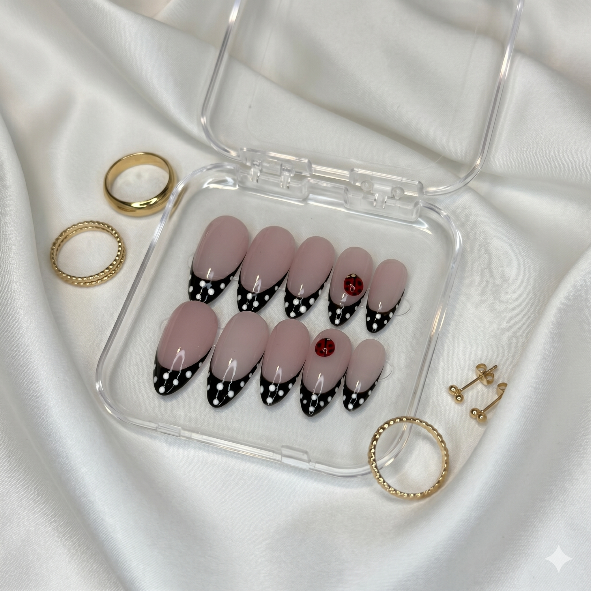 Polka Noir Set