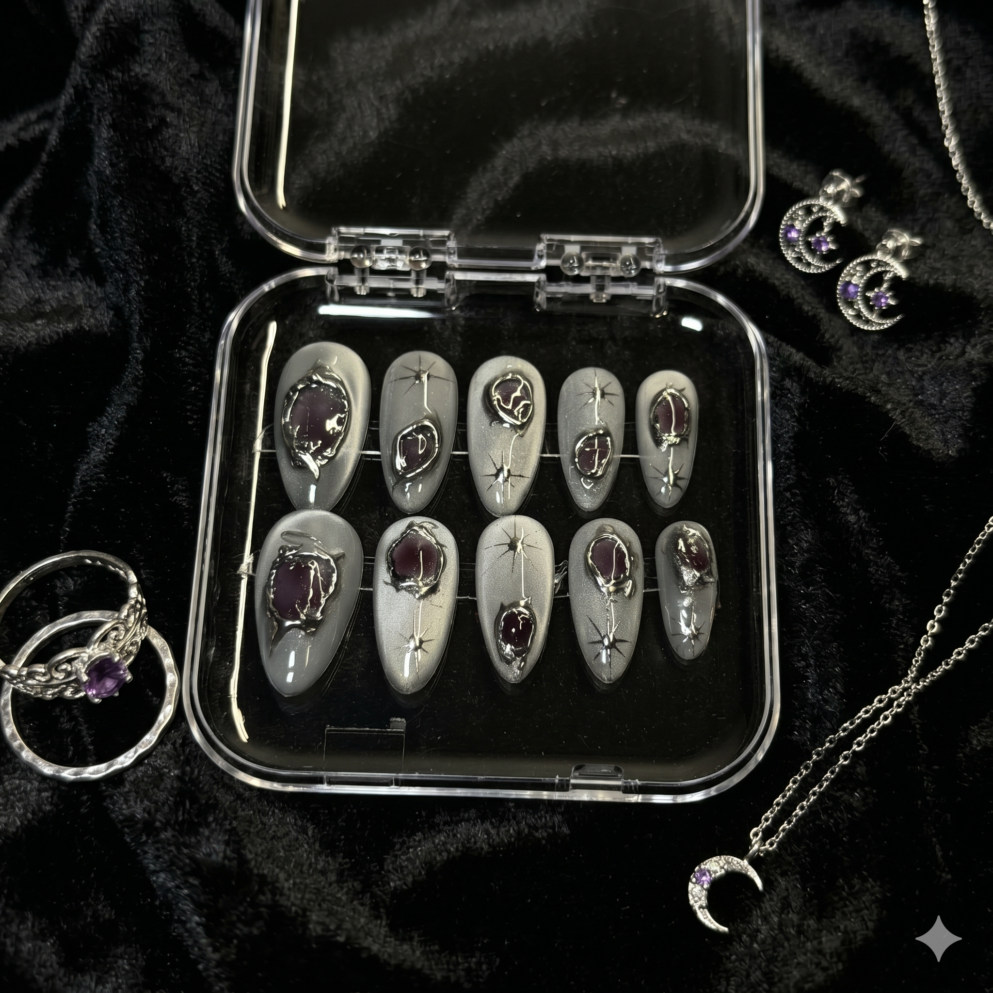 Amethyst Eclipse Set
