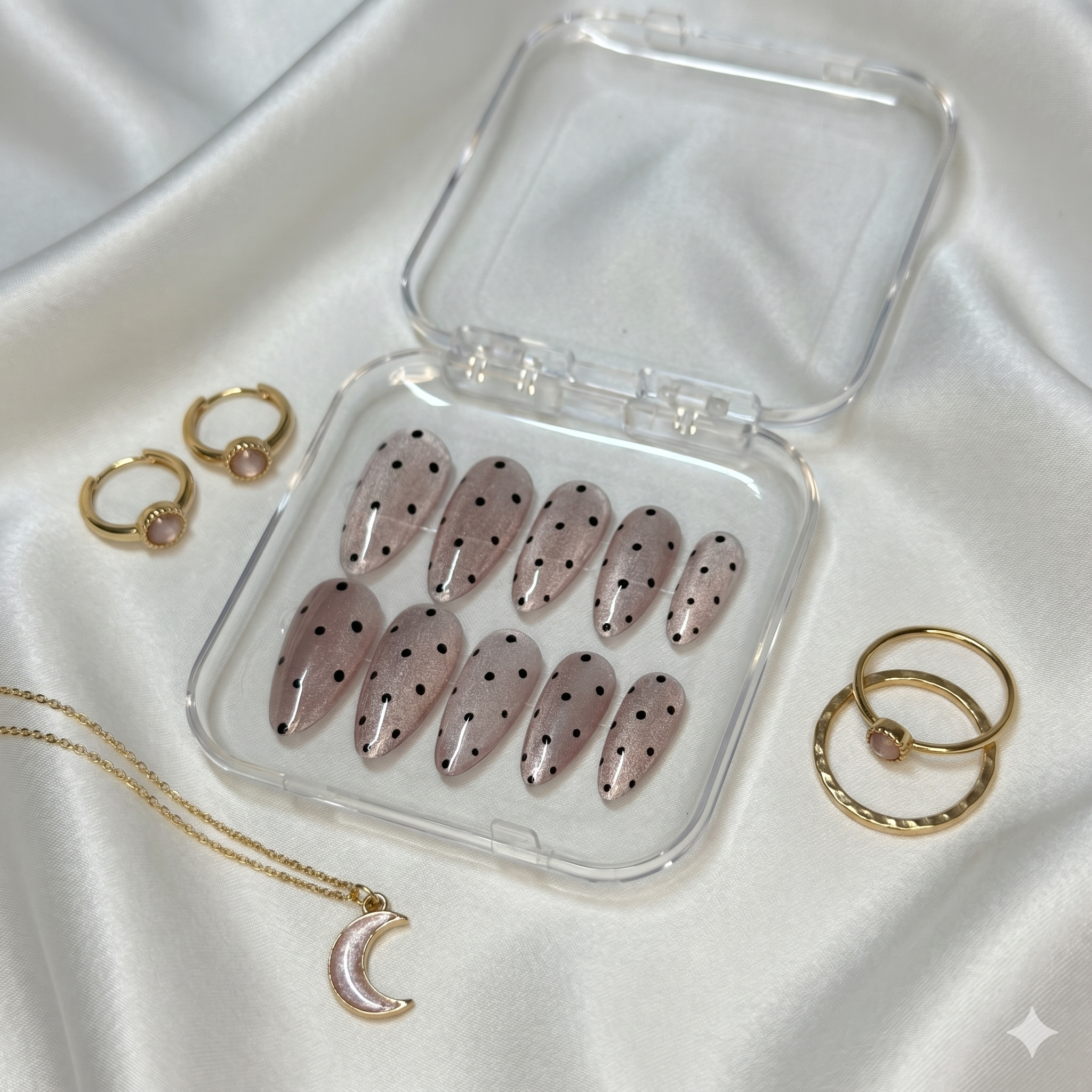 Blush Polka Set