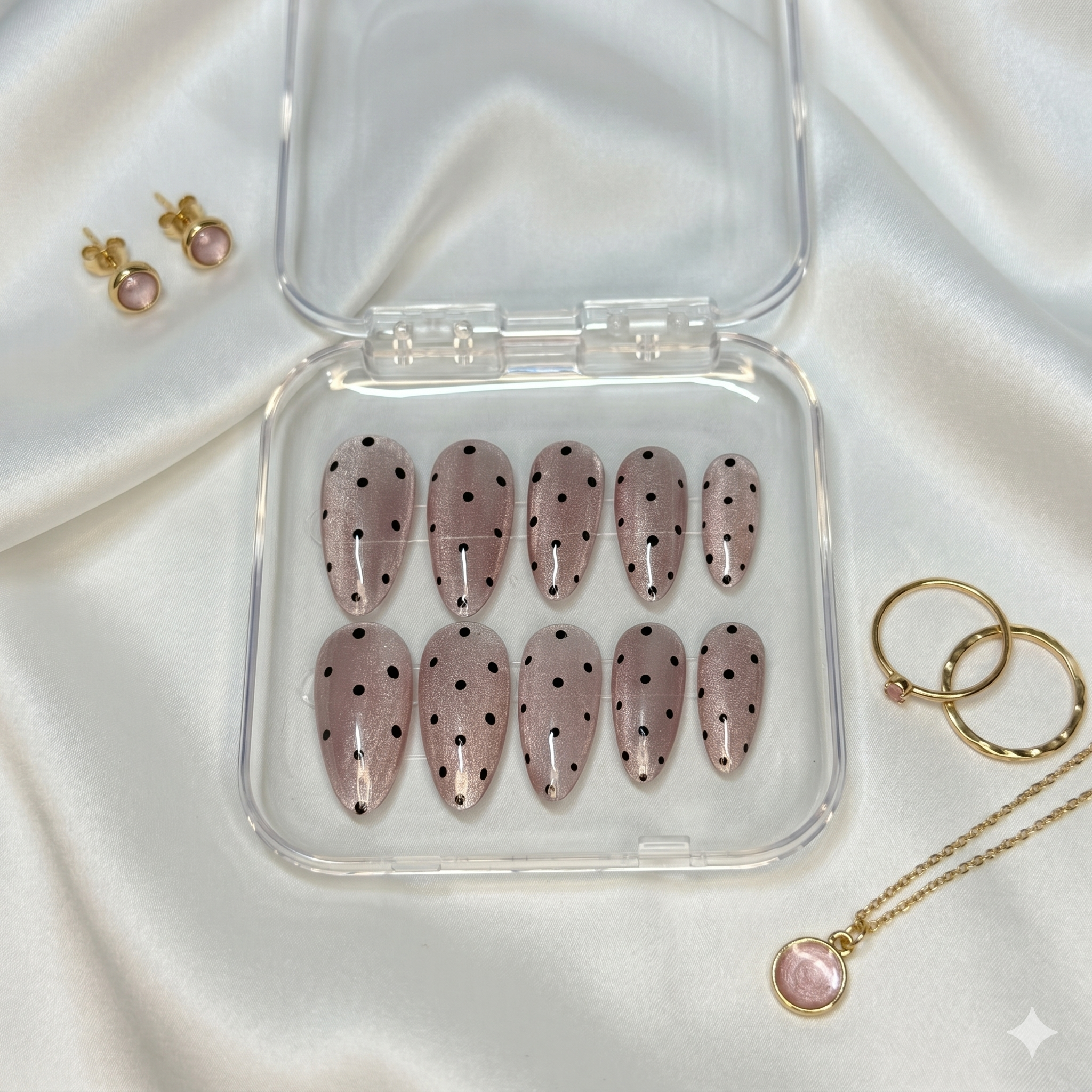 Blush Polka Set