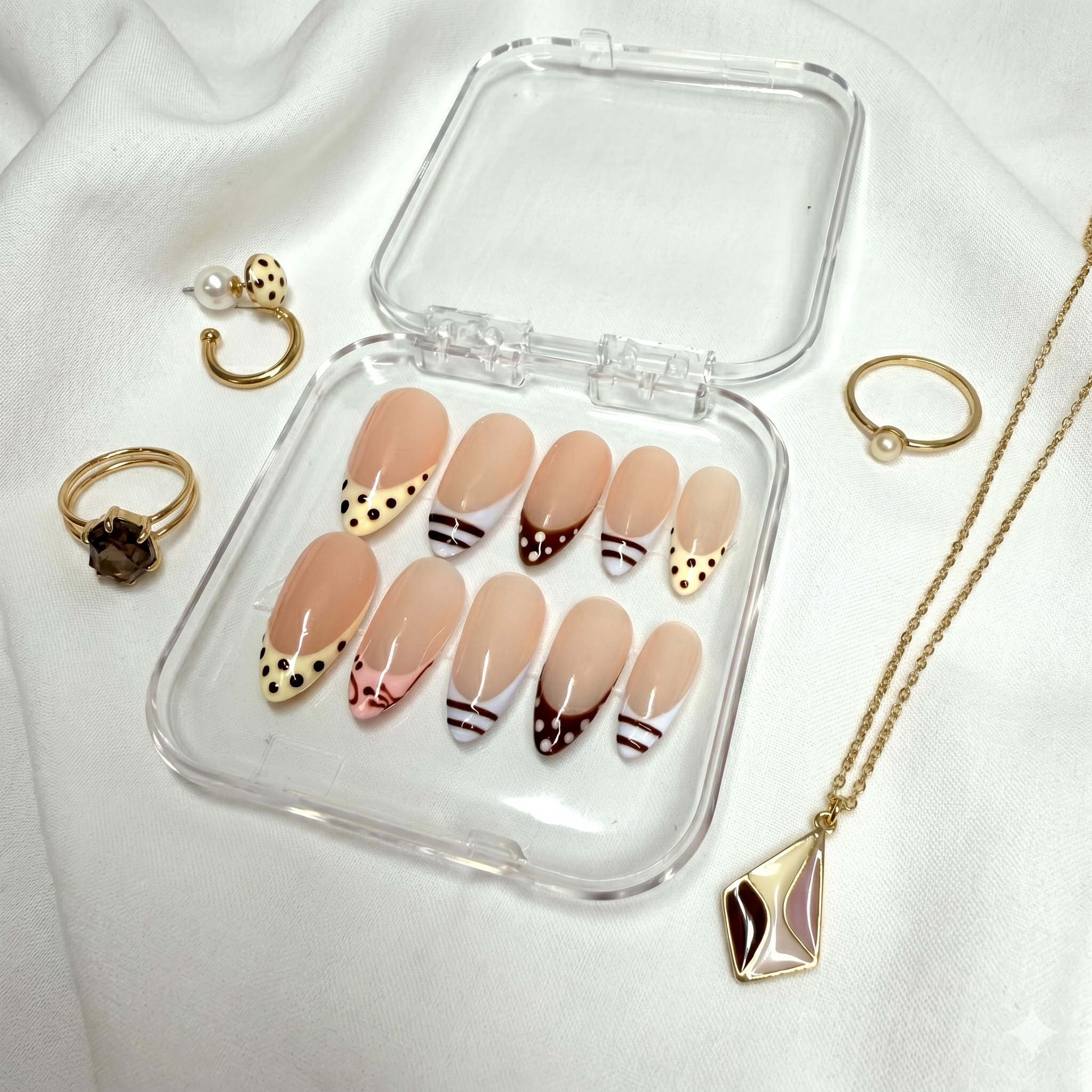 Creamy Dot Set