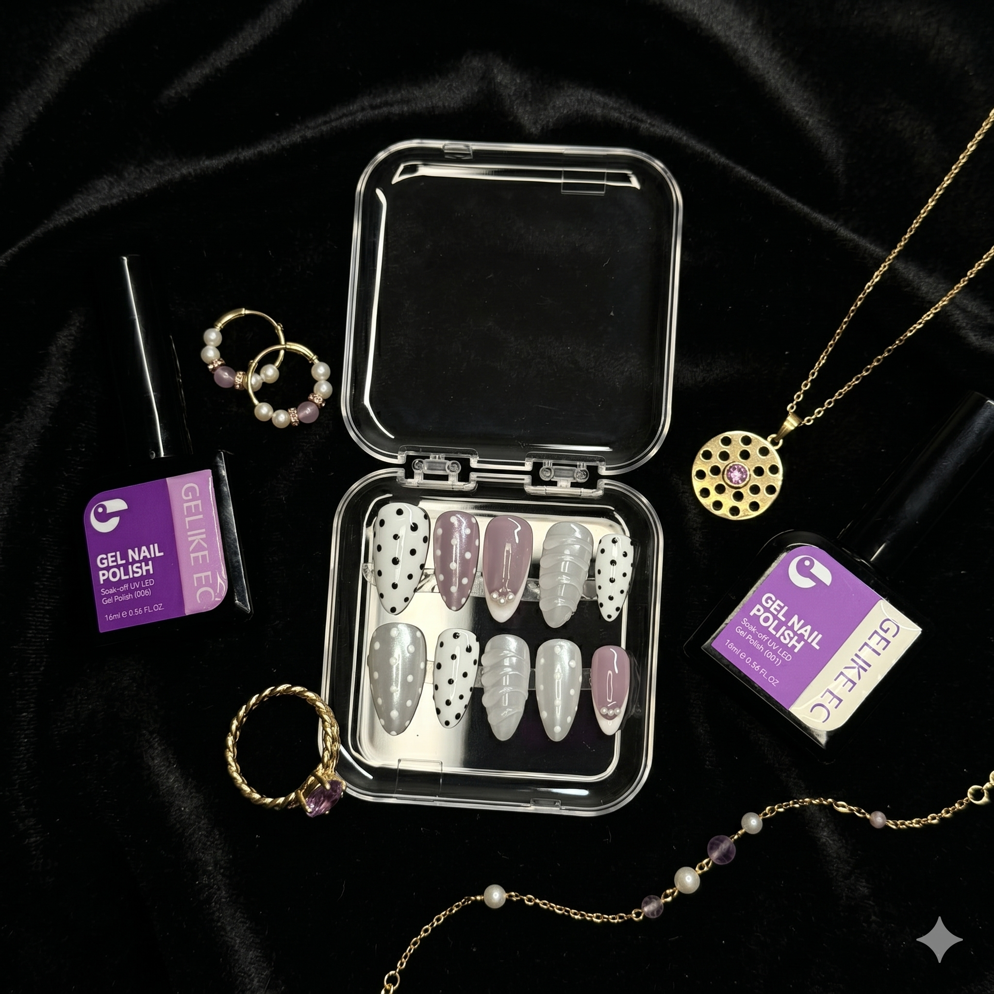 Pearl Dot Coquette Set