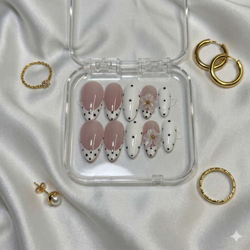Pink Dot Bloom Set