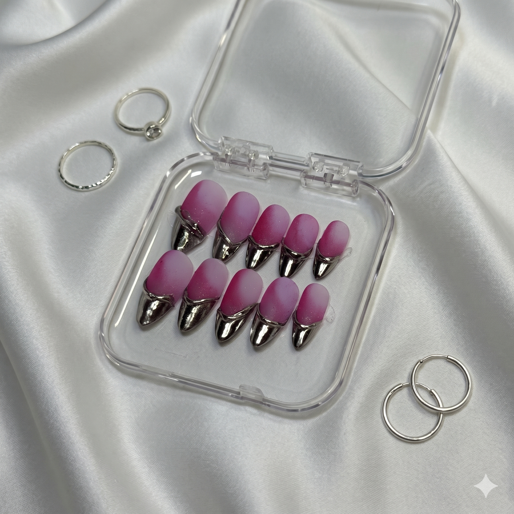 Rosé Chrome Set