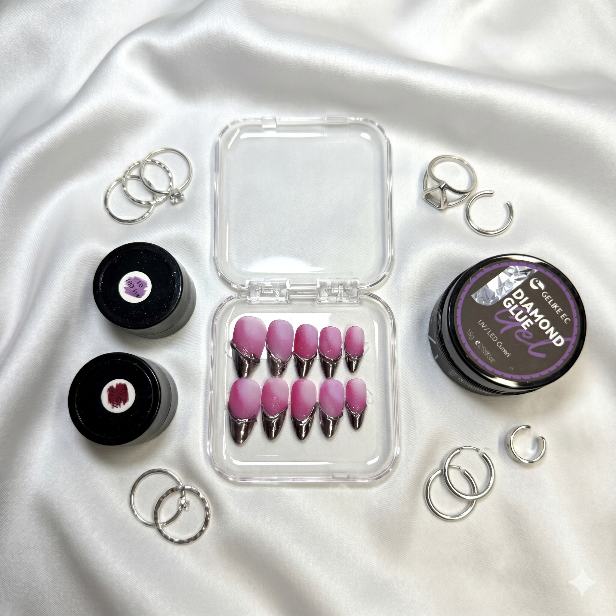 Rosé Chrome Set