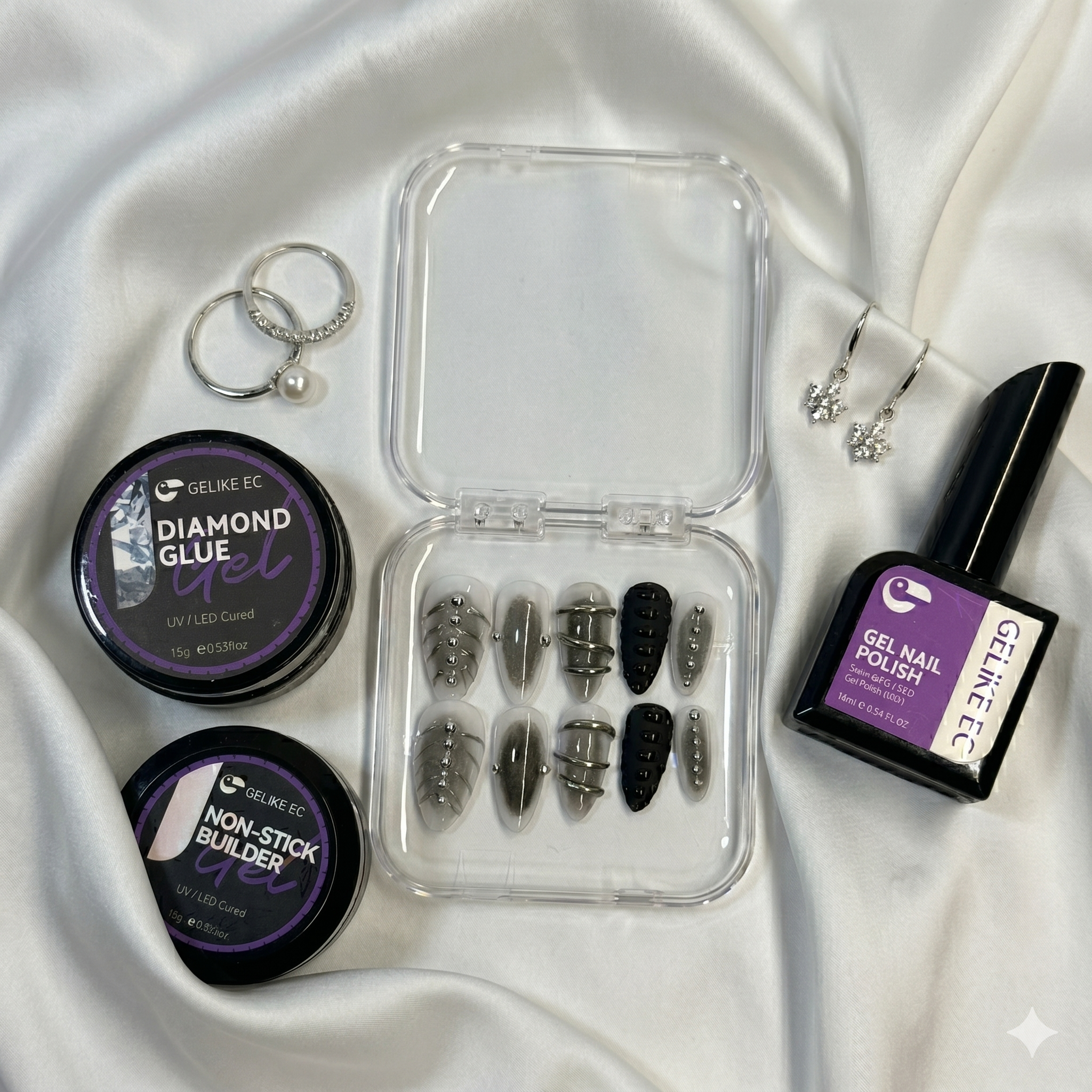 Silver Noir Set